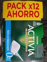 Mängden socker i Activia 0% Natural Edulcorado