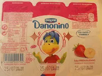 Mängden socker i Danonino sabor fresa y plátano