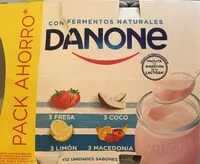 Mängden socker i Danone
