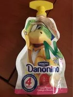 Mängden socker i Danonino para llevar sabor fresa y plátano