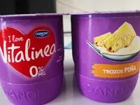 Mängden socker i Vitalinea Trozos de Piña