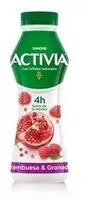 Mängden socker i Activia frambuesa y granada