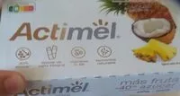 Mängden socker i Actimel piña y coco