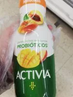 Mängden socker i Activia mango melocoton