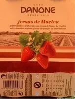 Mängden socker i Danone fresas de huelva