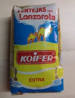 Mängden socker i Lentejas tipo Lanzarote