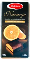 Mängden socker i Chocolat au lait fourré à l'orange.