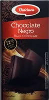Mängden socker i Chocolate negro 72% cacao