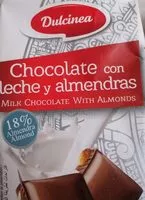 Mängden socker i Chocolate con leche y almendras