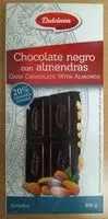 Mängden socker i Chocolate negro con almendras tostadas enteras