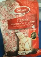 Mängden socker i Cacao desgrasado