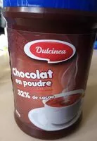 Mängden socker i Chocolat en poudre