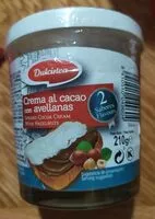 Mängden socker i Crema al cacao con avellanas