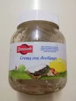 Mängden socker i Crema con avellanas