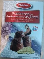Mängden socker i Bombones de chocolate con leche crujiente