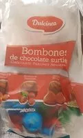 Mängden socker i Bombones de chocolate