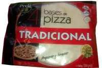 Mängden socker i 4 bases de pizza