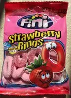 Mängden socker i Fini Anneaux Fraise S / Gluten