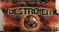 Mängden socker i Destroyer bubble gum