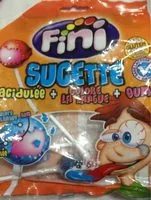 Mängden socker i Sucettes