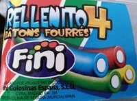 Mängden socker i Rellenito4 bâtons fourrés