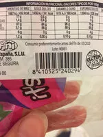 Mängden socker i Cono con surtido de golosinas