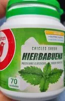 Mängden socker i Chicles hierbabuena