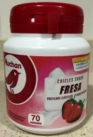 Mängden socker i Chicles sabor fresa