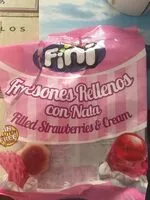 Mängden socker i Fresones rellenos con nata