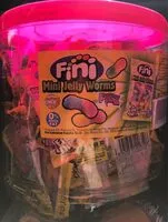 Mängden socker i mini jelly worms