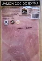 Mängden socker i Jamón cocido extra
