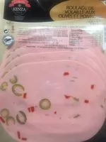 Mängden socker i Roulade de volaille aux olives et poivrons