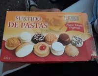 Mängden socker i Surtido de pastas