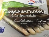 Mängden socker i Couteaux crus surgelés