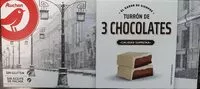 Mängden socker i Turrón 3 chocolates
