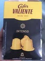 Mängden socker i Cafes Valiente