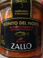 Mängden socker i Bonito del Norte con pimiento de Ezpeleta