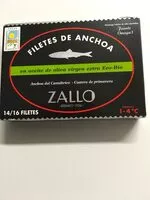 Mängden socker i Filetes de anchoa