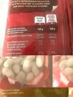 Mängden socker i Cacahuetes con cáscara