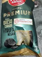 Mängden socker i Chips PREMIUM sabor queso curado y trufa negra