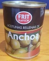 Mängden socker i Aceitunas rellenas de anchoa