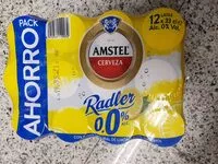 Mängden socker i AMSTEL RADLER 0,0 PACK 12 LATAS
