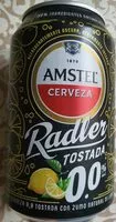 Mängden socker i Radler Tostada % Limon