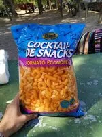 Mängden socker i Cocktail de snacks sin gluten