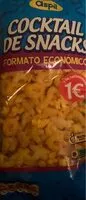 Mängden socker i Cocktail de snacks