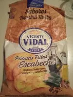 Mängden socker i Patatas fritas sabor escabeche