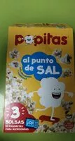Mängden socker i Palomitas con sal
