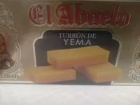 Mängden socker i Turrón yema