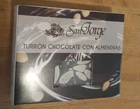 Mängden socker i Turron chocolate con almendras