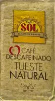 Mängden socker i Cafe descafeinado tueste natural
